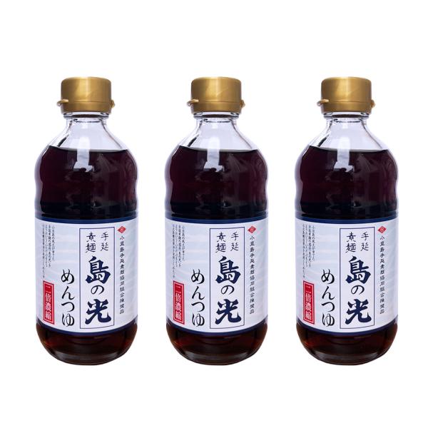 マルキン醤油 手延素麺 めんつゆ 2倍濃縮 340ml  3本セット そうめん 麺つゆ だし