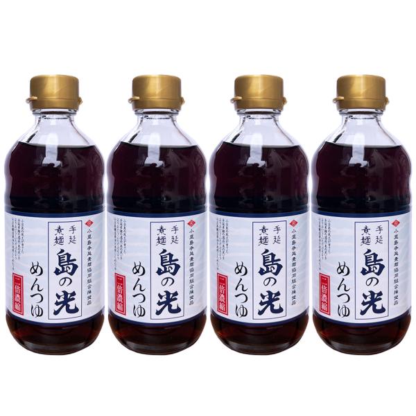 マルキン醤油 手延素麺 めんつゆ 2倍濃縮 340ml  4本セット そうめん