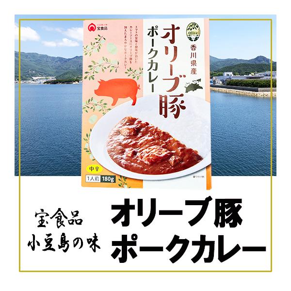 宝食品 オリーブ豚 ポークカレー 180g 新発売
