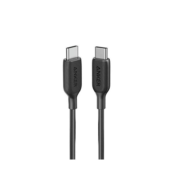 他サイト： Anker PowerLine III USB-C  USB-C 2.0 ケーブル 0.9m ブラック 超高耐久 60W USB PD対応の商品画像