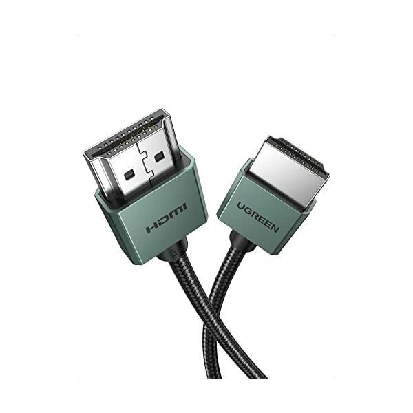 他サイト： UGREEN hdmi ケーブル 10K 8K 極細 hdmi 2.1 ケーブル スリム 2m 超高速 48Gbps 8K@60Hz 4K@12の商品画像