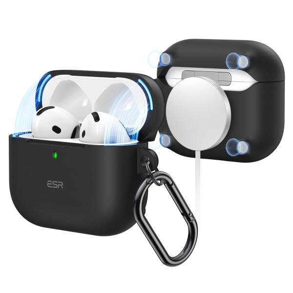 他サイト： ESR AirPods Pro ケース (2022/2019)用 AirPods Pro 第2世代 ケース シリコン保護ケース カラビナ付き ワの商品画像