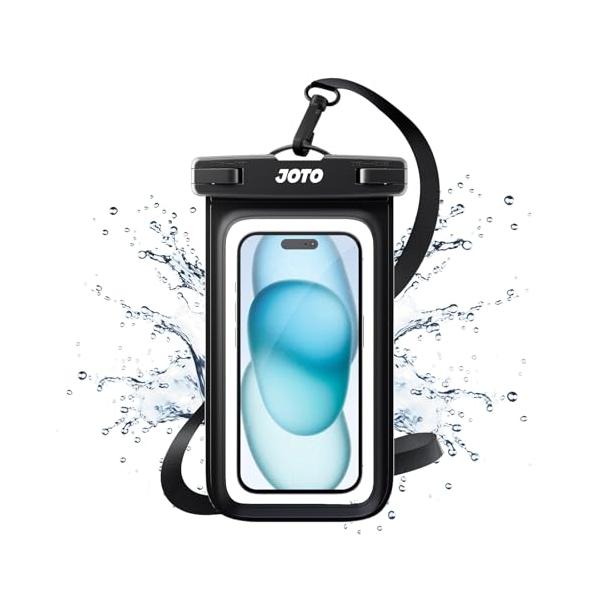 JOTO 防水スマホケース IPX8認定 お風呂 海 プール 温泉 首掛け式 ドライバッグ 登山 お釣り時の防塵・防水対策 最大7.0”スマホに