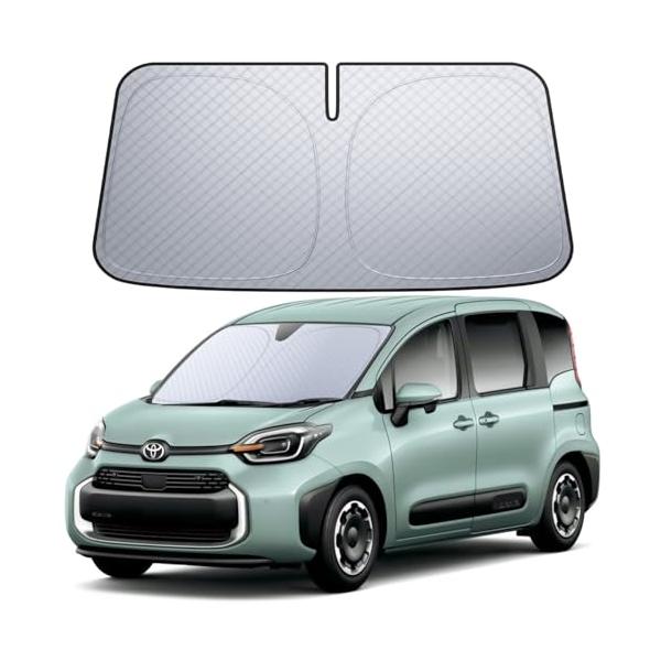 【6層断熱素材】 Lamicall トヨタ 新型 シエンタ 10系 フロントガラス サンシェード : 車サンシェード 日除け 車 クルマ フロン