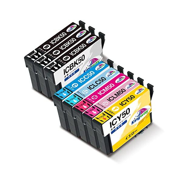 他サイト： 相互品 EPSON エプソン 互換 インクカートリッジ 風船 IC6CL50 大容量タイプ IC50 互換インク 6色パック+ICBK5の商品画像