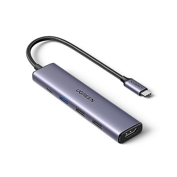 他サイト： UGREEN Revodok 105 USB C ハブ 5-IN-1 HDMI 出力USB ハブ Type-C 100W PD急速充電 1*USの商品画像