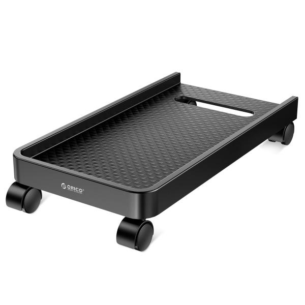 他サイト： ORICO CPUスタンド キャスター付き台車 PC収納ボックス PCスタンド デスクトップ用PCワゴン PCカート 収納カート 足元収納 側板の商品画像