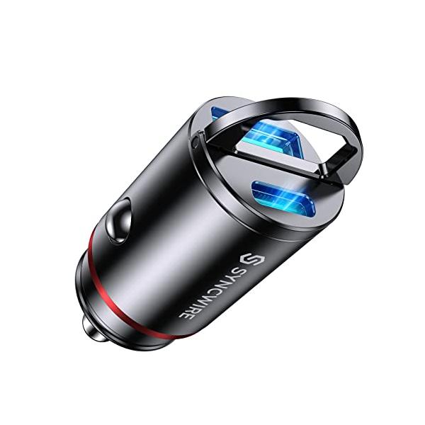 他サイト： 【業界極小サイズ】Syncwire シガーソケット USB &amp; USB C カーチャージャー 2ポート【PPS 30W対応 PD 30W QC3の商品画像