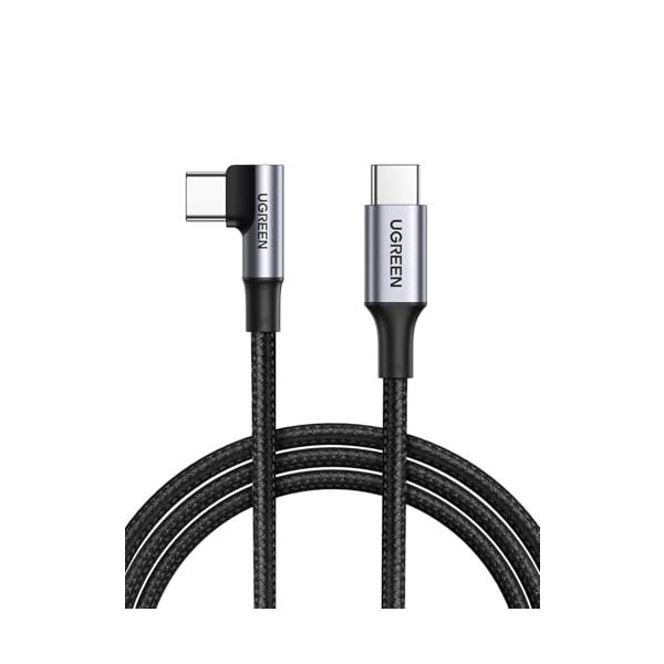 他サイト： UGREEN USB C ケーブル L字 100W USB Type-C iPhone 充電ケーブル L型 PD/PPS 急速充電 データ転送の商品画像