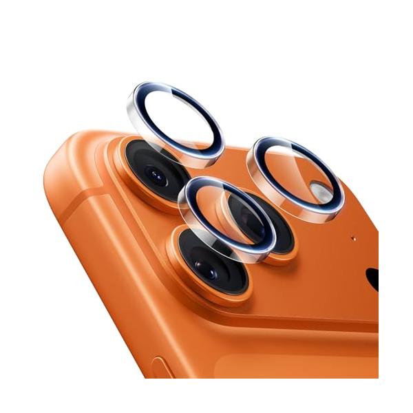 他サイト： ESR カメラフィルム iPhone 17 Pro カメラ保護 高透過率 「破損のリスクを最大80％削減」超薄設計 50kg耐衝撃 米軍MIL規の商品画像