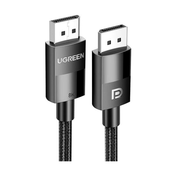 他サイト： UGREEN ゲーミング 8K Displayport ケーブル DP1.4規格 【VESA認証】 ディスプレイポート ケーブル HDR対応 8の商品画像