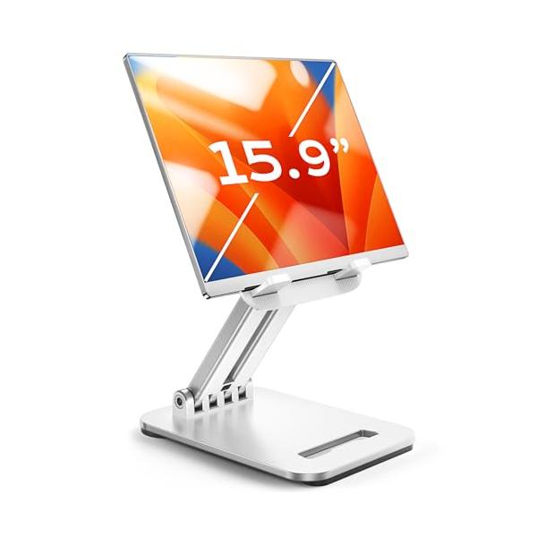 LISEN iPad スタンド スマホスタンド 最大15.9インチに対応 プレゼント【スイッチ2にも対応】iPad Mini 伸縮アーム