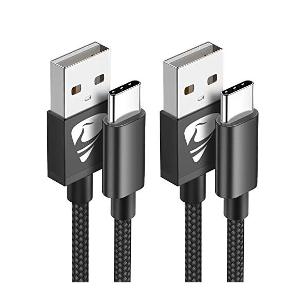 USB C ケーブル 【2M/2本セット】Aioneus USB-A to USB Type C ケーブル【QC3.0対応 3.1A急速充電】U