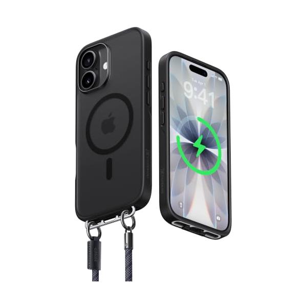 【業界初ストラップ構造・上質なマット感】CASEKOO iPhone 17 用 ケース MagSefe対応 衝撃吸収 高耐久性 滑り止め 指紋防