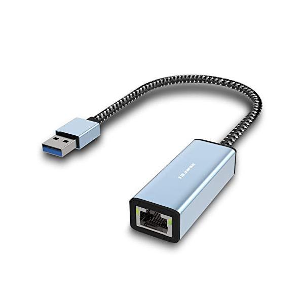 他サイト： BENFEI 有線LANアダプタ USB 3.0 - ギガビット イーサネット アダプター、USB 3.0-10/100/1000Mbps 高速の商品画像