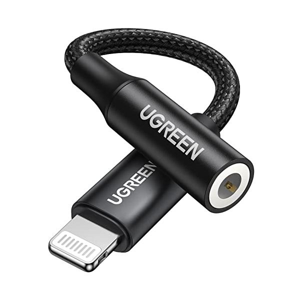 UGREEN 【MFi認証】 Lightning - 3.5 mm iPhone イヤホン 変換アダプタ ライトニング イヤホンジャック 変換