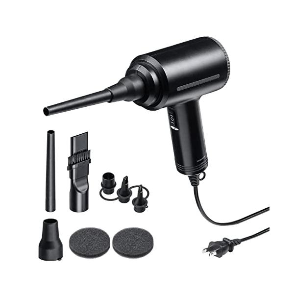 他サイト： サンワダイレクト 電動エアダスター AC電源 強力 ノズル3種類付属 ケーブル長3m PC 掃除 200-CD079の商品画像