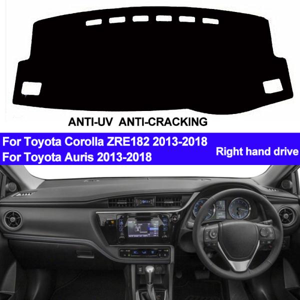 自動車用ダッシュボードマット TAIJS ダッシュボードカバー 滑り止め トヨタ カローラ オーリス ZRE182 2013-2018
