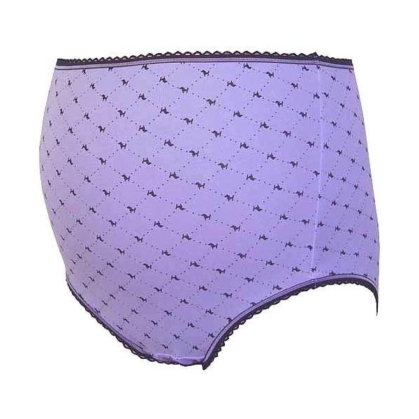 ★【メール便送料無料】時間帯指定・代引き不可。ポスト投函・メール便対応商品の複数購入の場合も送料無料！・宅配便扱いで５０００円以上のご注文も送料無料（時間帯指定・代引き可能です）かわいらしい、小さなプードルがいっぱい♪ウエストと足口には、プ...