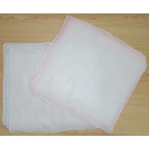 ★【メール便送料無料】時間帯指定・代引き不可。ポスト投函・メール便対応商品の複数購入の場合も送料無料！・宅配便扱いで５０００円以上のご注文も送料無料（時間帯指定・代引き可能です）いろいろな用途に使用できるガーゼハンカチは必需品です。何枚あっ...