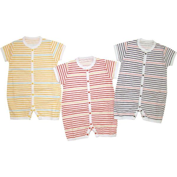 ★【メール便送料無料】時間帯指定・代引き不可。ポスト投函・メール便単品は勿論、メール商品の複数購入の場合も送料無料！・宅配便扱いで５０００円以上のご注文は送料無料（時間帯指定・代引き可能です）カジュアルなボーダー柄がかわいい、前開タイプの半...