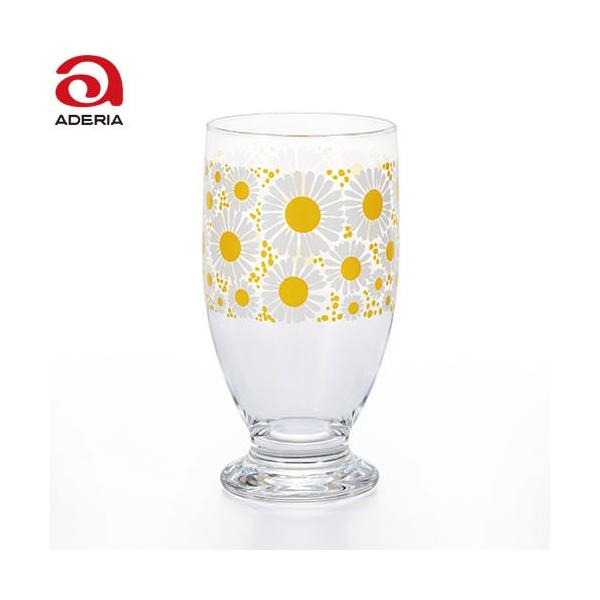グラス アデリア 台付きグラス3 売り込み 花ざかり 1860