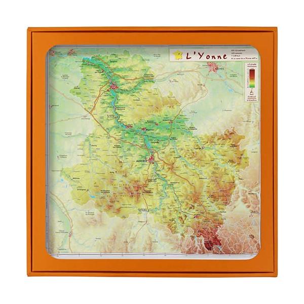 ◎配送方法：通常：宅配便（メール便不可商品）◎商品名：3Dマップ ヨンヌ(ブルゴーニュ北部)◎品番：UR111MP◎製品サイズ：340×345×H40◎関連シリーズ：3Dマップ