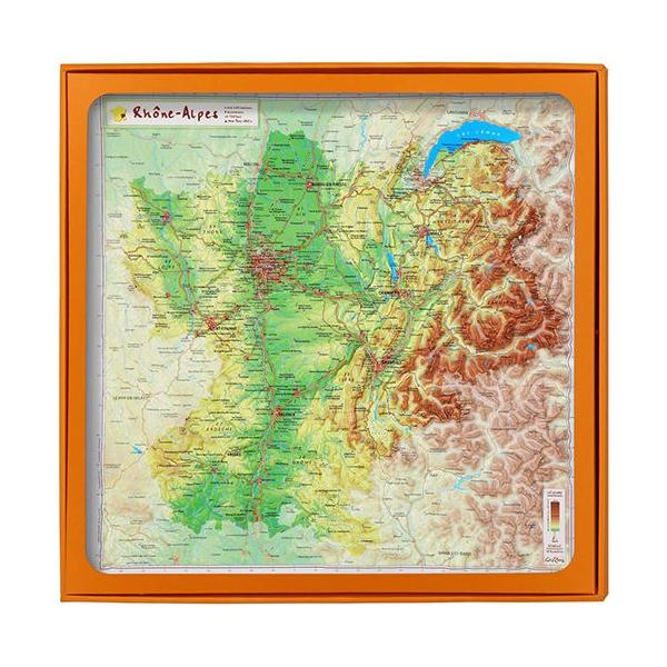 ◎配送方法：通常：宅配便（メール便不可商品）◎商品名：3Dマップ ローヌ・アルプ地方◎品番：UR103MP◎製品サイズ：455×455×H40◎関連シリーズ：3Dマップ