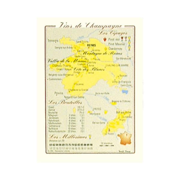 ◎配送方法：通常：宅配便（メール便対応商品）◎商品名：ワイン地図ポストカード シャンパーニュ(10枚セット)◎品番：UV204PC◎製品サイズ：105×148◎商品特徴：10枚セット◎関連シリーズ：ワイン地図ポストカード シャンパーニュ(1...