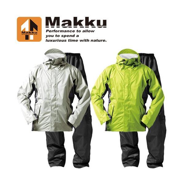 Makku マック アクションex 直営限定アウトレット As 8400 上下セット レインウエア カッパ 合羽