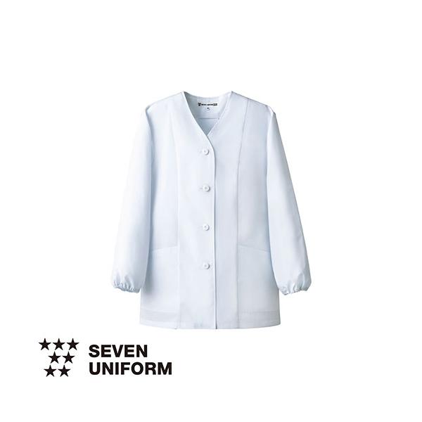 ◎配送方法：通常：宅配便（メール便不可商品）◎商品名：抗菌コート 長袖[女]◎メーカー：セブンユニフォーム◎品番：AA336-8◎素材：ブロード[ポリエステル65%・綿35%]◎機能：・抗菌・防臭食中毒やさまざまな感染症の原因となる黄色ブド...