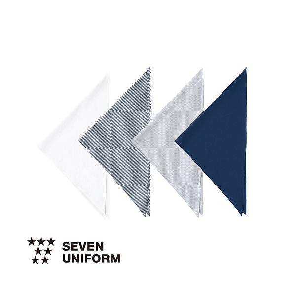 ◎配送方法：通常：宅配便（メール便対応商品）◎商品名：三角巾◎メーカー：セブンユニフォーム◎品番：JY4742-0、JY4742-1、JY4742-7、JY4742-8◎素材：サッカー[綿50%・ポリエステル30%・複合繊維(ポリエステル)...