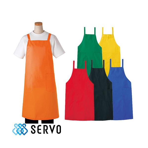 ◎配送方法：通常：宅配便（メール便不可商品）◎商品名：胸あてエプロン◎メーカー：サーヴォ(Servo)◎品番：A1770、A1771、A1772、A1773、A1774、A1775◎素材：タッサー ポリエステル 65% 綿 35% ◎ブラン...