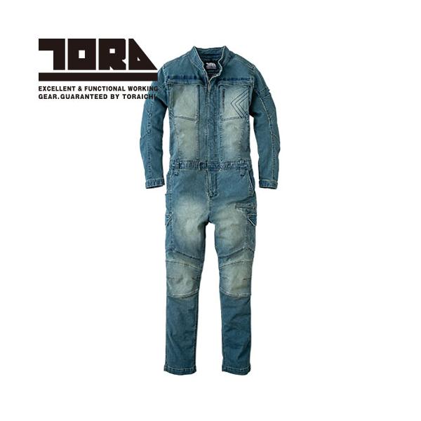 作業服 デニムツナギ 寅壱 TORA デニムツナギ 8890-501 作業着 通年 秋冬 カッコいい おしゃれ 人気 ストレッチ カジュアル タウンユース 作業服 デニムツナギ 寅壱 TORA 8890-501 作業着 通年 秋冬 カッコいい