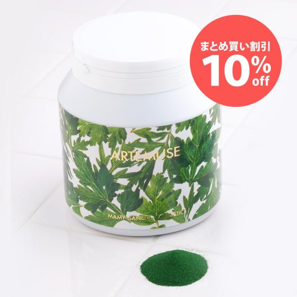 【まとめ買い特別価格】マミーサンゴ よもぎ入浴剤 薬用バスソルトＡ ［ボトルタイプ］1箱6個入り 1.2kg×6個入り / よもぎ 入浴剤 生薬
