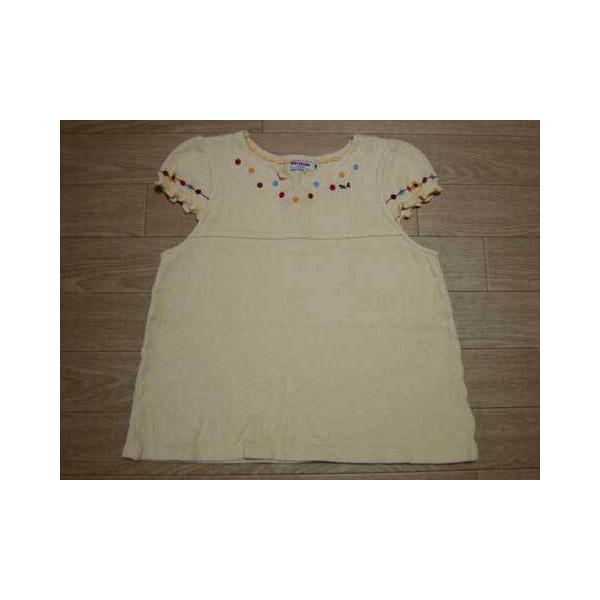 ミキハウス アウトレット 子供服 mikihouse 半袖 Ｔシャツ トップス 130cm ★3 キッズ 女の子 ガールズ ブランド USED アウトレット 古着 子ども