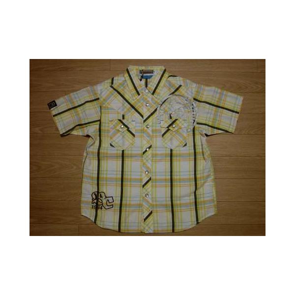 ブルークロス ボーイズ blue cross 子供服 半袖 シャツ 120cm ★5 新品 未使用 キッズ ジュニア ユーズド 男の子 男児 ブランド USED アウトレット リサイクル