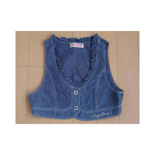 【sale セール 30%off 12/23-1/6】メゾピアノ mezzo piano アウトレット 子供服  女の子 女 女子 女児 ベスト 120cm ★3 キッズ  ユーズド ガールズ アウトレット リサイクル 古着 子ども服 こど...