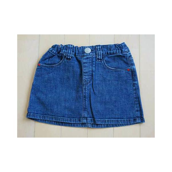 ダブルB double-b MIKI HOUSE ミキハウス mikihouse子供服  女の子 スカート ボトムス  100cm ★2 キッズ ガールズ アウトレット 古着 子供 子ども