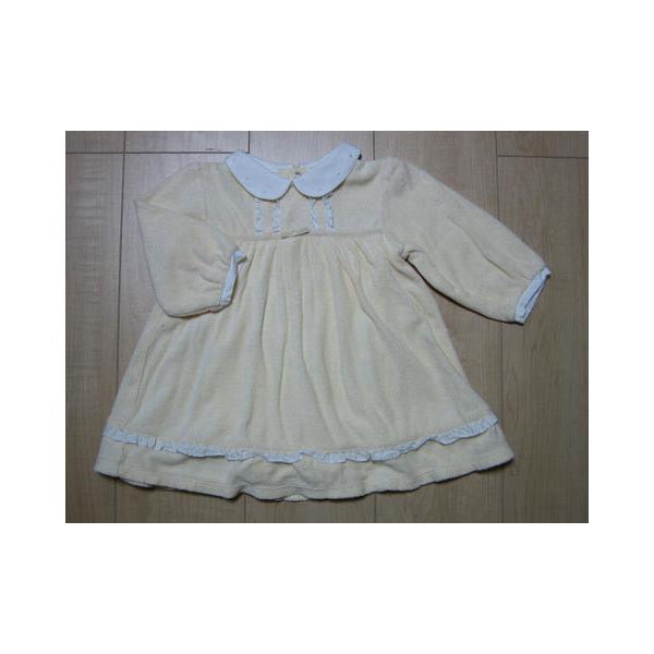 ベベ BEBE 子供服  長袖 ワンピース 女の子 女児 ワンピ 80cm ★3 キッズ ベビー ベビー服  ガールズ 古着 子ども服 子供