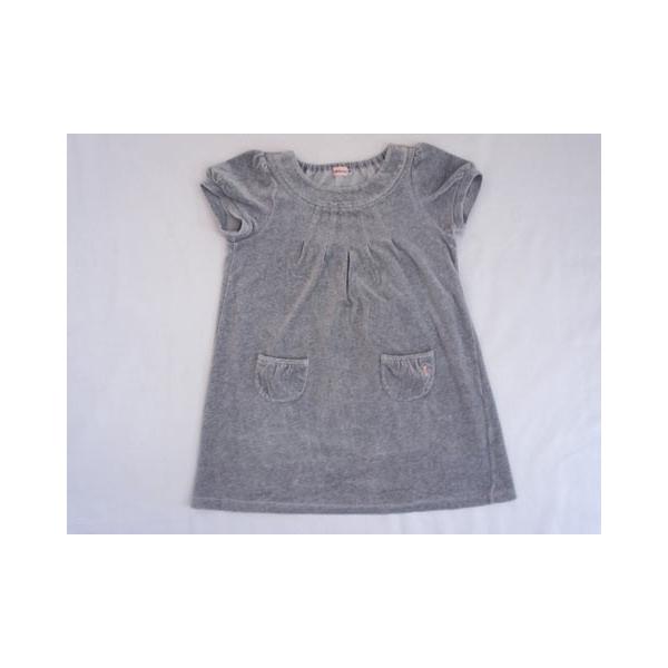 ミキハウス アウトレット miki house mikihouse アウトレット 子供服 女の子 130cm 半袖 チュニック グレー リーナちゃん 秋 冬 ★3 ガールズ 女児 キッズ  ユー