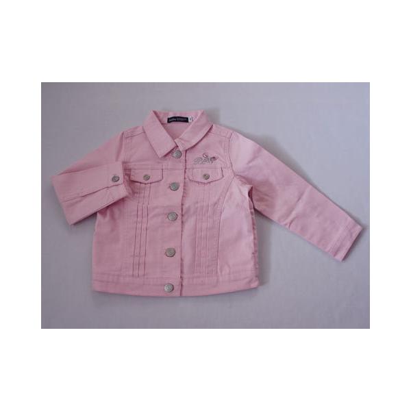 ★5 新品 未使用 ベベ bebe 子供服 女の子 100cm 長袖 薄手 ブルゾン ジャンパー ピンク 春 夏 秋 トップス ガールズ キッズ  子ども服 こども