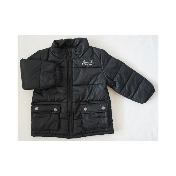 ベベ bebe 子供服 男の子 100cm 長袖 中綿 ブルゾン ジャンパー 黒 秋 冬 ★3  アウター 冬服 ボーイズ 男児 キッズ  古着 子ども服 こども