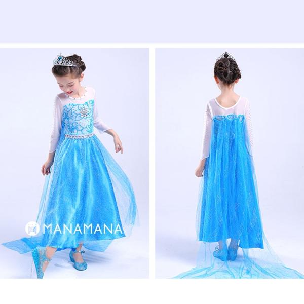 アナと雪の女王 エルサ ドレス キッズ 子供 用 コスプレ なりきり 衣装 仮装 コスチューム プリンセスドレス プレゼント 100 110 1 130 140 Manamana Buyee Buyee Japanese Proxy Service Buy From Japan Bot Online