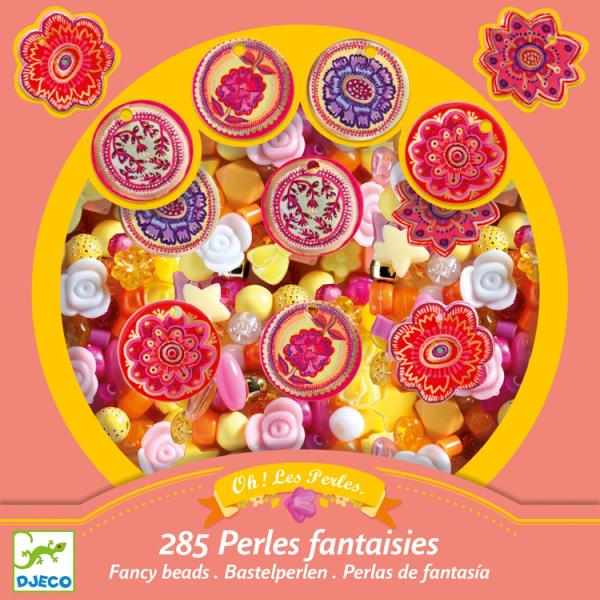 ファンシービーズ フラワー DJECO ジェコ  ビーズ セット ブレスレット アクセサリー キット 子供 キッズ おもちゃ 女の子 誕生日 クリスマス プレゼント