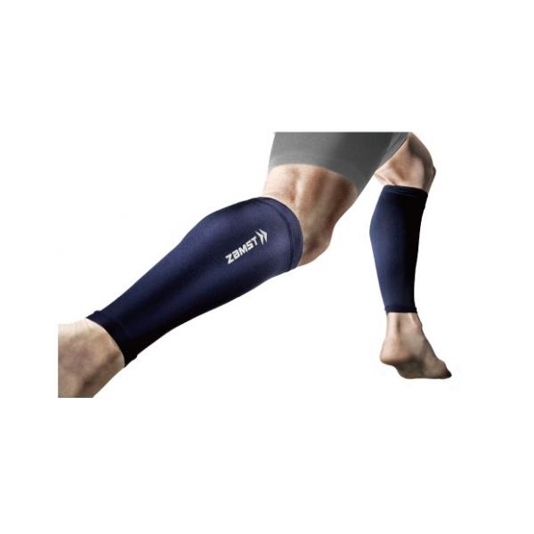 他サイト： ZAMST [カーフスリーブ ふくらはぎ用 両足入り] 385523 ネイビー Lサイズの商品画像