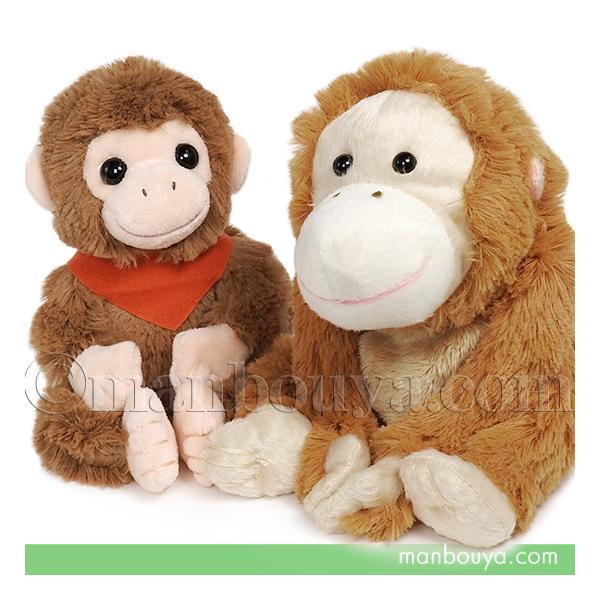 動物園 ぬいぐるみ AQUA しっぽくるりサル オランウータン 単品