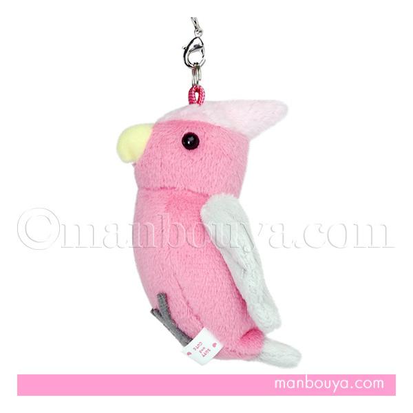 名前の通り桃色がかわいいインコのぬいぐるみ。頭の部分に携帯ストラップが付いているので、スマホアクセサリーとして使用できます。ストラップをお手持ちのボールチェーンなどに変えればバッグチャームにも。お腹に笛が入っていて、押すと「キュピ！」と音が...