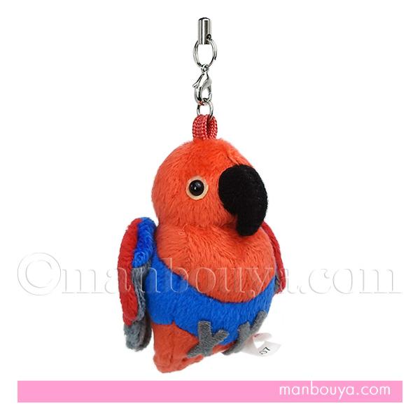オオハナインコ ぬいぐるみ 小鳥 雑貨 携帯ストラップ A-SHOW
