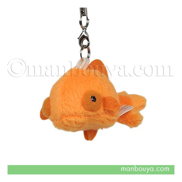 オレンジ色のぬいぐるみ ストラップ付き manbouya_as-8052